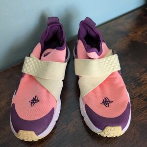 Nike Huarache Extreme Pink Citron Tennis Shoes, 1Y